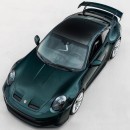 Jet Green Metallic Porsche 911 GT3 AN10 custom