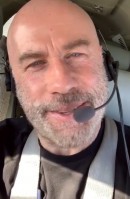 John Travolta Flying