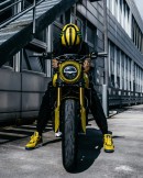 Jordan AJ4 Retro “Tour Yellow”-Inspired Helmet for Danny Schneider and his Indian FTR