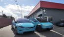 Tesla Cybertruck in Miami Blue