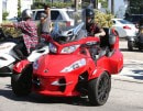Justin Bieber Takes His New Can-Am Spyder RT-S for a Ride