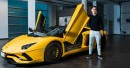 Paulo Dybala picks up his brand new Lamborghini Aventador S