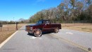 Kandy Red 1985 Chevy C10 Silverado on Rose Gold Forgiato 30s by WhipAddict