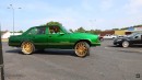 Chevrolet Malibu four-door is Kandy Green and riding on gold 24s by WhipAddict