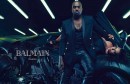 Kanye West and Kim Kardashian in Balmain's new campaign