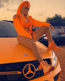 KAROL G Mercedes-AMG GLE 63 Coupe orange wrap compilation by MetroWrapz