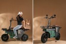 The Spacebar e-scooter concept is boxy, practical and reliable