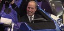 Prince William and Kate Middleton checking out the BAC Mono