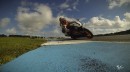 Mick Doohan rides with Kate Peck