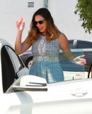Kelly Brook Is Hot Driving Her Mercedes CLA250