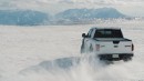 2017 Ford F-150 Raptor off-roading in the snow with Ken Block