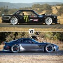Hoonicorn vs the World, Ken Block vs Mazda RX-7