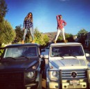 Khloe and Kourtney Kardashian's G-Wagen