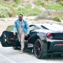 Kevin Hart shows off his supposed new ride, a Ferrari 488 Pista, on Instagram
