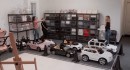 Khloe Kardashian's garage houses daughter True's collection of kiddie cars, no actual vehicles