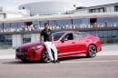 KIA HANDS OVER A NEW STINGER TO RAFAEL NADAL