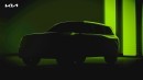 Kia Corporation brand strategy and E-GMP crossover EV teaser