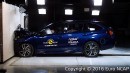 Kia Niro and Subaru Levorg crash test by EuroNCAP