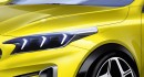 Kia XCeed facelift official sketch