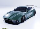 Jaguar XKR-S GT KIBA rendering by karg_z