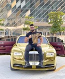 Riyadh Al-Azzawi's Gold Rolls-Royce Wraith