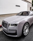 Kim Kardashian's 2022 Rolls-Royce Ghost, customized by Platinum Motorsports