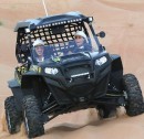 Kim Kardashian racing a dune buggy