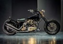 1949 Harley-Davidson wrapped in gold