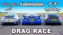Koenigsegg Agera RST Drag Races Porsche 911 Turbo S, All Bets Are Off