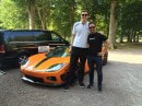 From left to right: Alex (Castrol) and Christoffer Nygaard (Koenigsegg test driver)