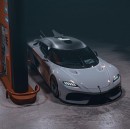 Koenigsegg Gemera Drag Racer rendering