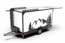 The X-Trailer is a modular towable that can be anything from a tiny house to an RV and a cargo hauler