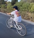 Kourtney Kardashian and SE Bike