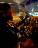 Kourtney Kardashian Driving Travis Barker's Buick GNX