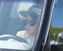 Kristen Stewart Driving an Isuzu Trooper