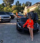 Kylie shows off part of her car collection on social media