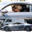 Lady Gaga in Audi R8 GT
