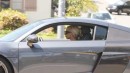 Lady Gaga in Audi R8 GT