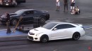 Cadillac ATS-V Coupe vs Camaro Convertible and Coupe, truck, S550 Mustang and BMW M3 on DRACS