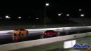 Cadillac CTS-V 427 Dart SHP LSA supercharger drags CTS-V family and Camaro ZL1 on DRACS
