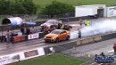 Built 1,200 HP Cadillac CTS-V drags Challenger Hellcat and Model S Plaid on DRACS