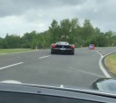 LaFerrari Drifting while Chasing Porsche Carrera GT