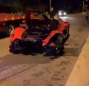 LaFerrari crash in Beverly Hills