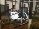 Lamborghini Gallardo Spyder Crash in China