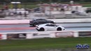 Lambo Huracan vs Tesla vs Dodge drags on DRACS