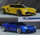Lamborghini Asterion: tuning vs stock