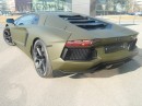 Lamborghini Aventador in Army Green
