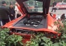 Lamborghini Aventador LP700-4 Damaged Beyond Repair in Accident