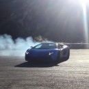 Lamborghini Aventador Driver Tries to Drift