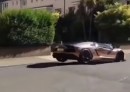 Lamborghini Aventador Tries to Fly Over Speed Bump